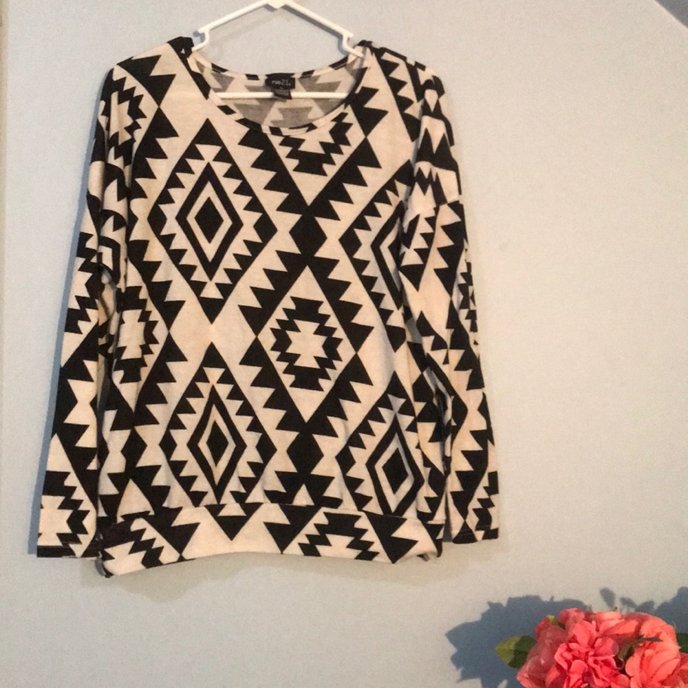 Tribal Print Sweater